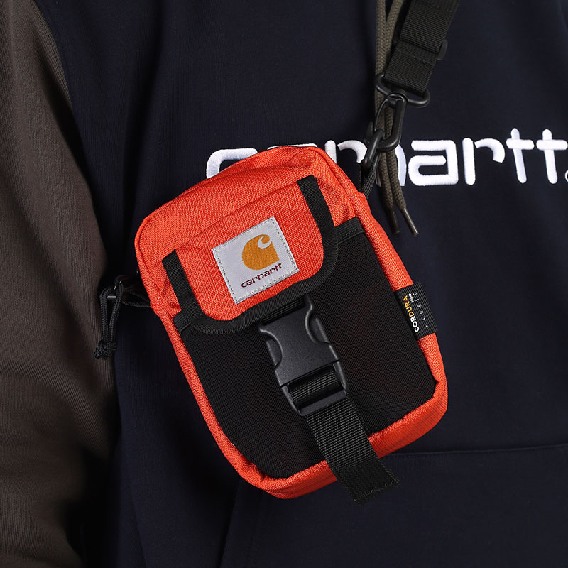  оранжевая сумка Carhartt WIP Delta Shoulder Pouch I028153-safety orange - цена, описание, фото 1